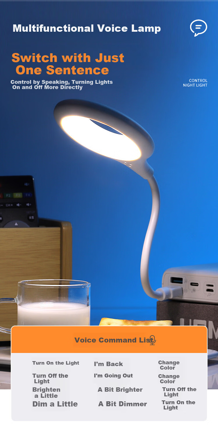 Dengling Plug-in Energy-saving Night Wall Lamp Baby Feeding Eye Protection Children's Sleep Companion Remote Control Bedside Bedroom Sleep Lamp 4