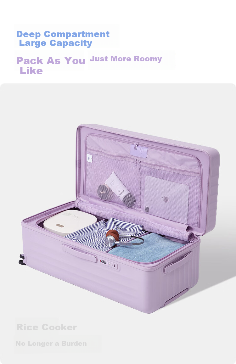 Kala Sheep Cloud Box 3.0 Pro Large Capacity Cube Luggage Travel Trolley Suitcase 30 Inch for Study Abroad 16