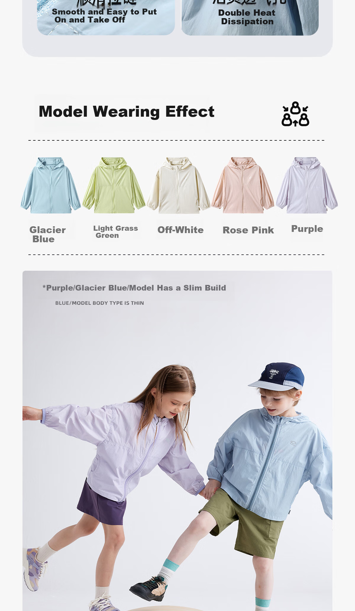 Gulu Diary Kids Sunscreen Jacket 2025 Summer Lightweight Breathable Skin Jacket Outerwear Boys Girls Sun Protection Casual Breathable Top 20