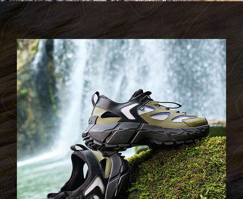 361° Men's Summer Sports Sandals Outdoor Beach Casual Soft Sole Water Hiking Shoes 672626766-3 36