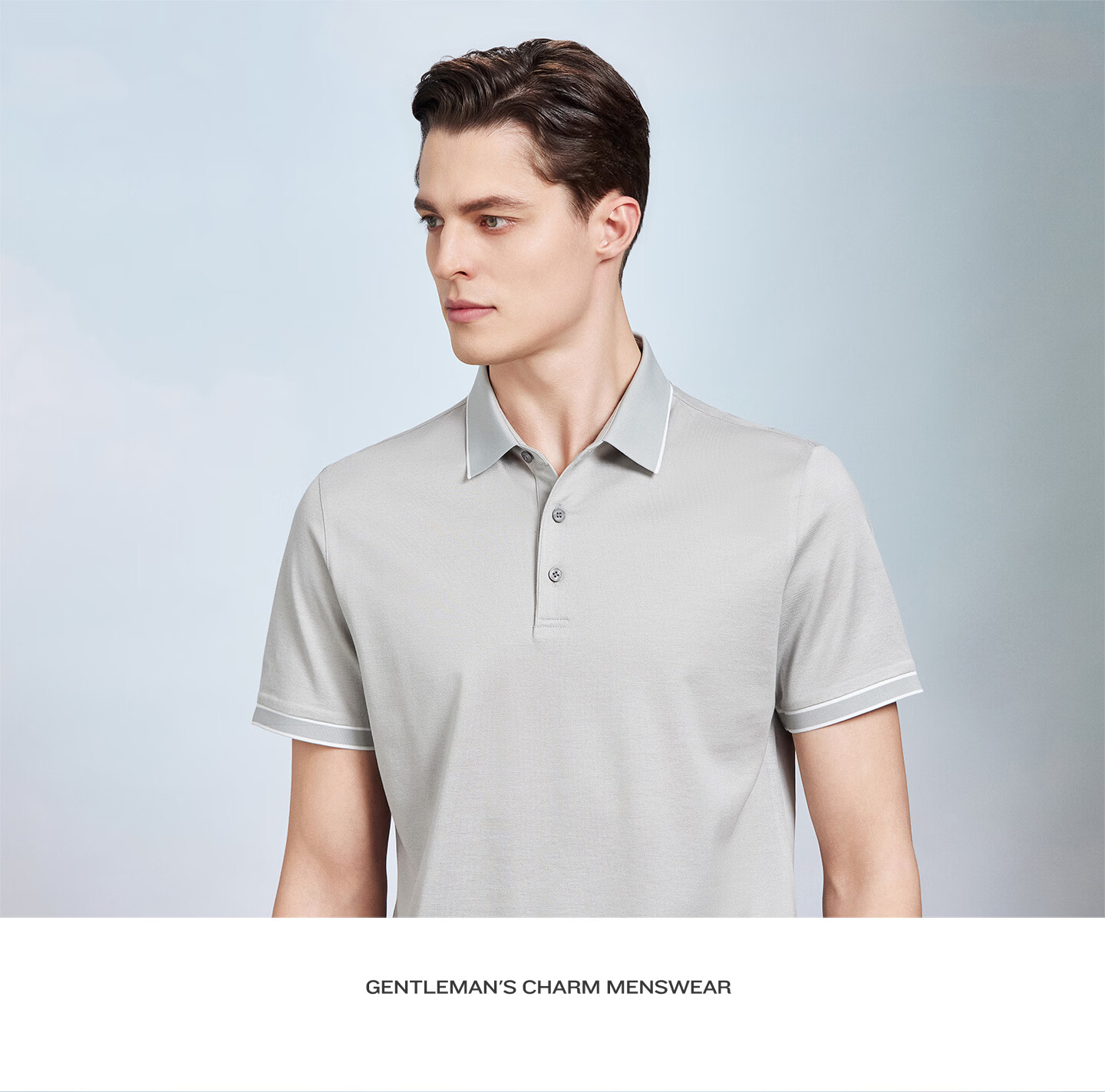 Antonio 55% Mulberry Silk Cooling Breathable High-End Short Sleeve Polo Shirt Men Summer Knitted Business Casual T-Shirt Top 73