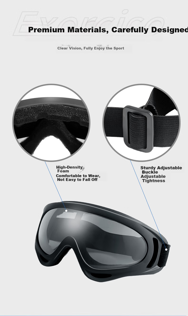 DRATRA Ski Goggles Windproof Glasses Mountaineering Snow Goggles Kids Ski Glasses Dustproof Snow Gear 2