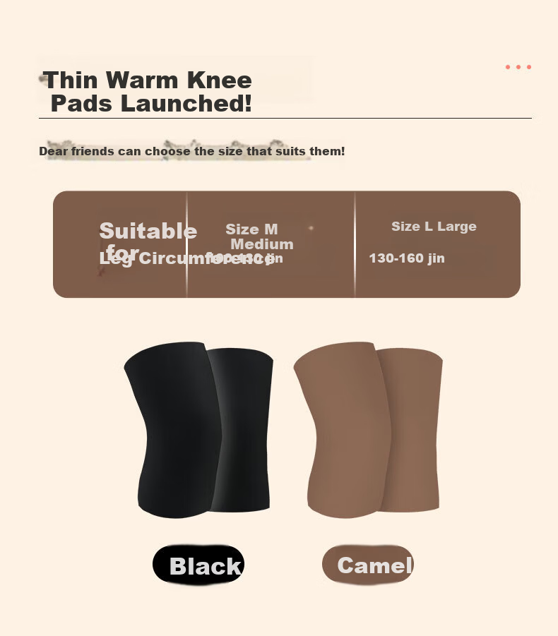 NAILEKESI N Knee Warmers for Women, Thermal Knee Support for Arthritis, Postpartum Leg Socks, Cold Protection Sleeve 1