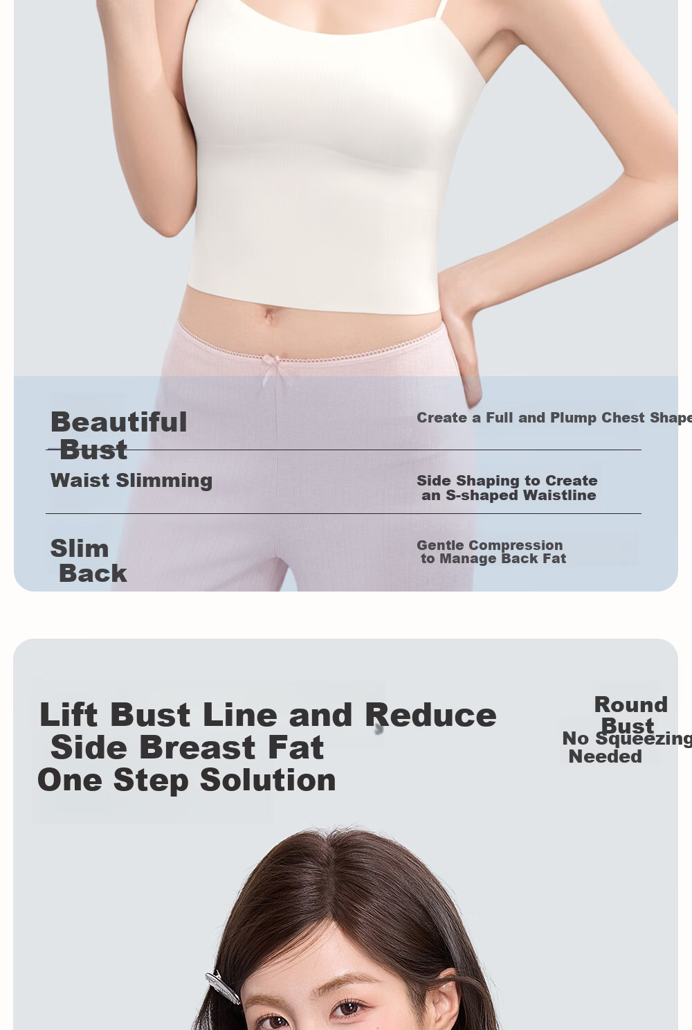 SecretWorld [Zhao Jinmai's Choice] Women's Camisole Tank Top with Built-In Bra Pads, Spring And Summer Undershirt, Inner Or Outer Wear, Beautiful Back Design, One-Piece Bra 6