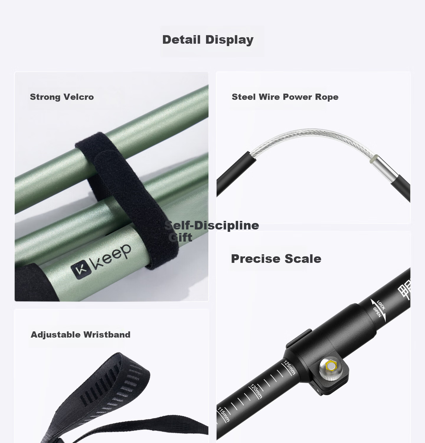 Keep Aluminum Alloy Trekking Pole for Children, Ultra-Light Telescopic Hiking Equipment, Portable Pressure-Resistant Walking Stick, Outdoor Cane 31