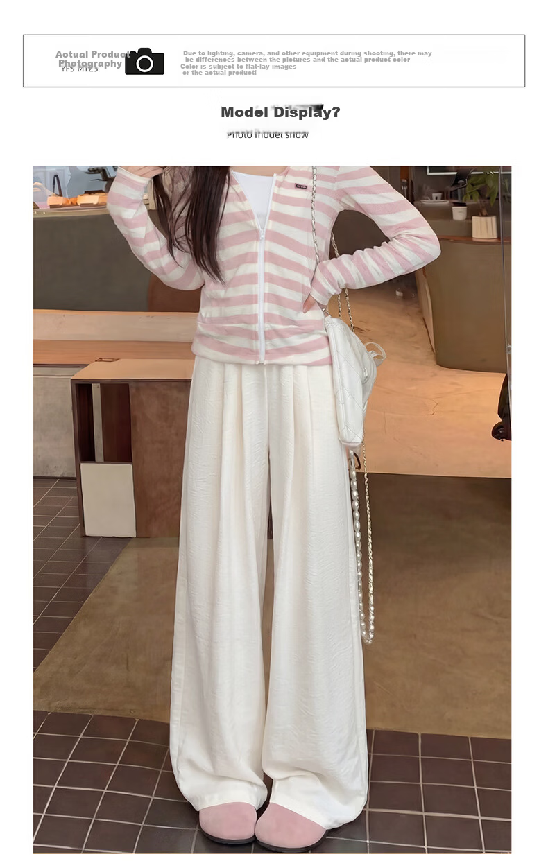 Langsha Naifu Women's Summer 2026 New High-Waist Draped Loose Thin Casual Wide-Leg Yamamoto Pants 9