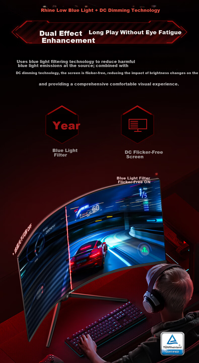 Hisense 34-inch Ultrawide Curved Monitor 240Hz 1000R Curvature Built-in Speakers HDR400 WQHD Gaming Screen 34G6K Ultra 9