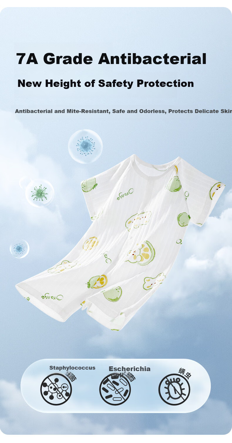 AIBEDILA Baby Romper Spring Autumn Summer Newborn Infant Sleepwear Unisex Cotton Baby Jumpsuit 1