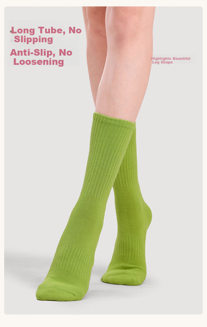 Zhiyouban Modern Dance Socks Adult Dance Socks Children's Cat Paw Non-Slip Bottom Mid-Calf Chinese Dance Practice Socks 4