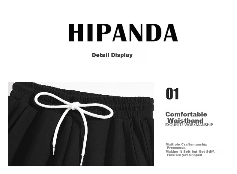 HIPANDA Hello Panda Casual Pants for Women, Summer Trendy Loose-Fitting Trousers, High-Waisted Slimming Joggers, Casual Sweatpants, Milk White, Size M 12