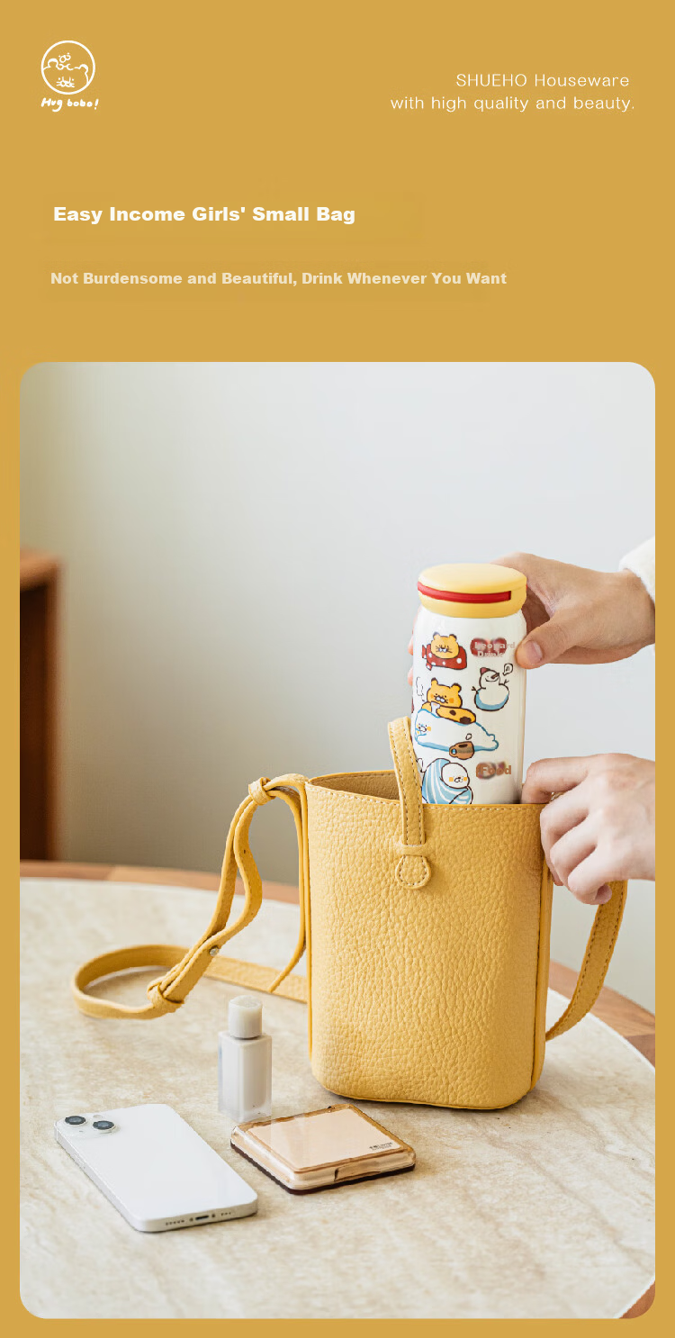 Shuke Mini Insulated Stainless Steel Coffee Pocket Cup Portable Small Thermos for Women 7