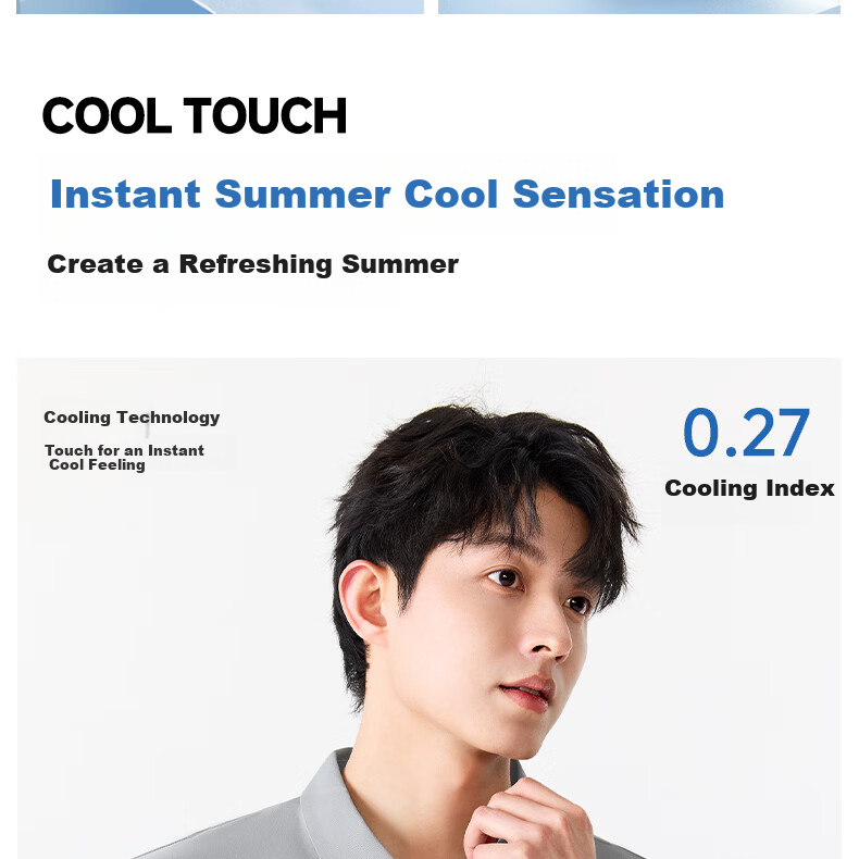 MINISO Men's Polo Shirt Short Sleeve T-Shirt Summer Ice Silk Quick-Dry Men's Collared Top Z Medium Gray M 5