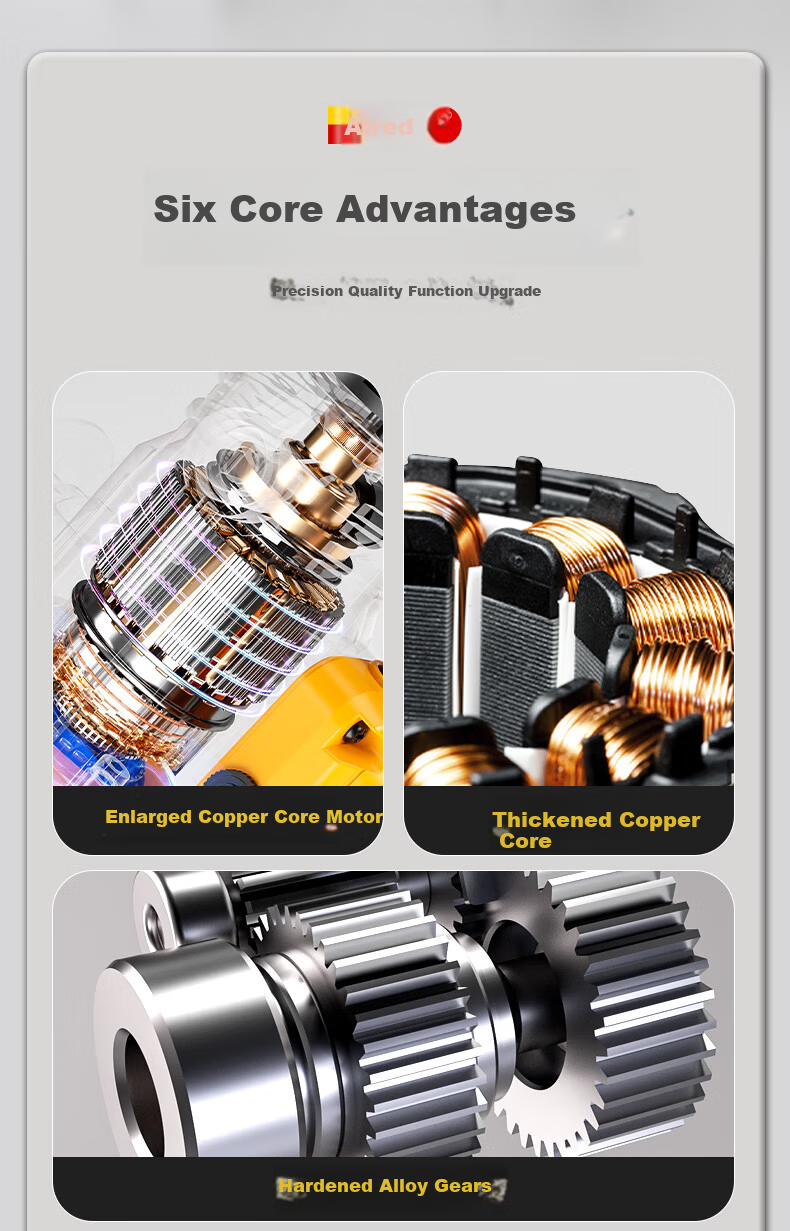 Aired Diamond Drill Mixer Putty Powder Paint Electric Cement Mortar Plastering Machine Power Tool 5