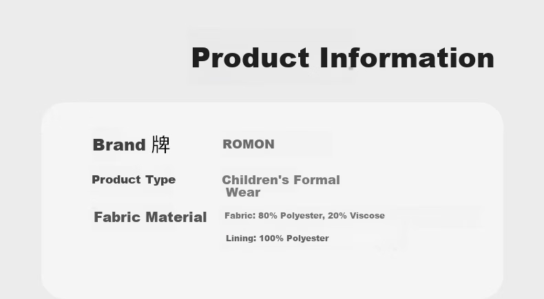 Romon Boys New Chinese Style Suit Jacket Tang Suit China Style Zhongshan Suit Children's Suit Performance Outfit Black 150 14
