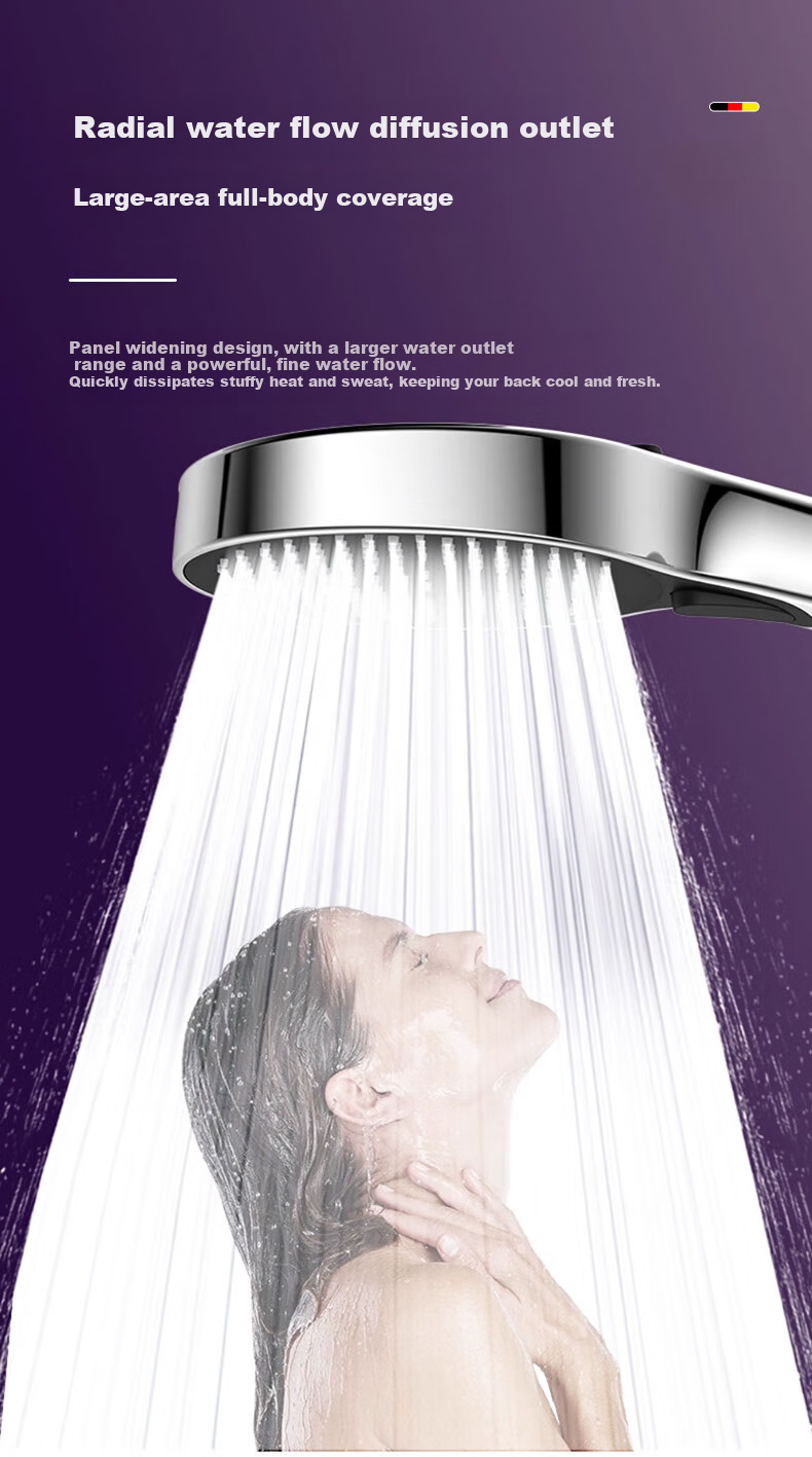 HOMK Germany High-Pressure Shower Head Handheld Bathroom Shower Sprayer Model 009 10