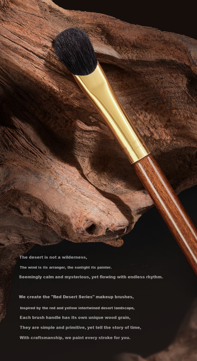 Langyan Chimo CM182 Angled Slope Makeup Brush for Liquid and Cream Blush, Contour, and Highlighter Face Brush 2