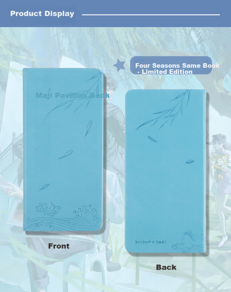 Kinbor Tomb Notes Stamped Notebook Four Seasons Collection Commemorative Travel Stamp Album Blank Check-in Scenic Spot Stamp Journal DT53526 5