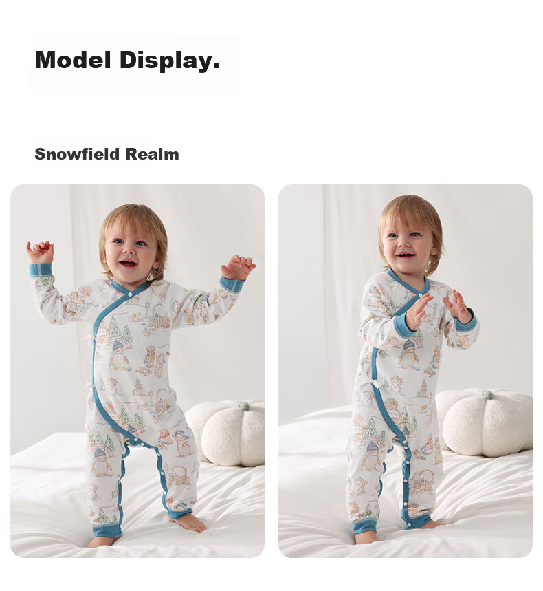 Betis Baby Clothes Spring and Autumn Long Sleeve One-Piece Cotton Soft Newborn Infant Romper Pajamas 8