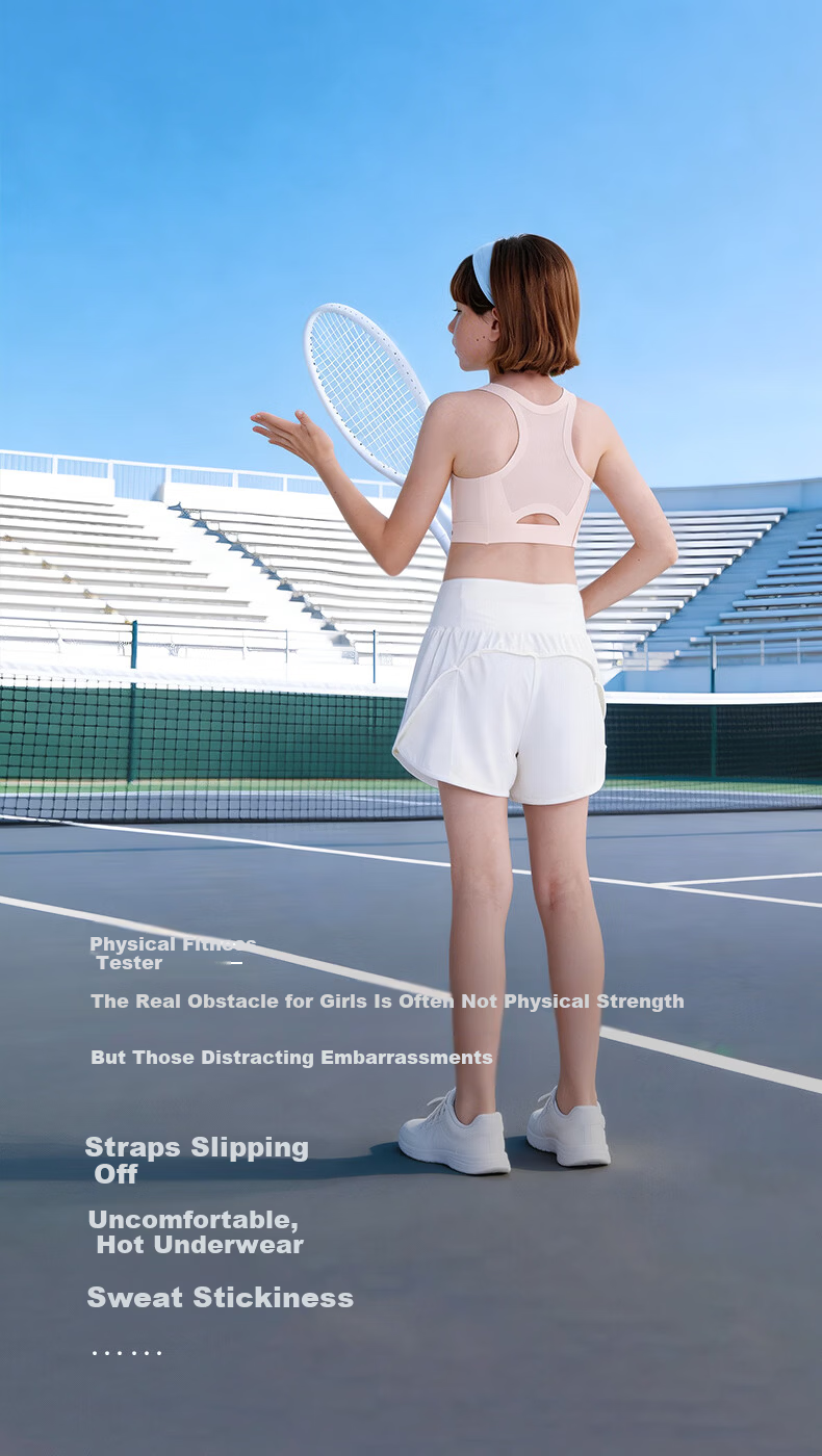 Like UU, Girls' Physical Education Sports Bra, Girls' Puberty Underwear, Children's Underwear, Student Middle School Vest-Style Girls' Brassiere 2