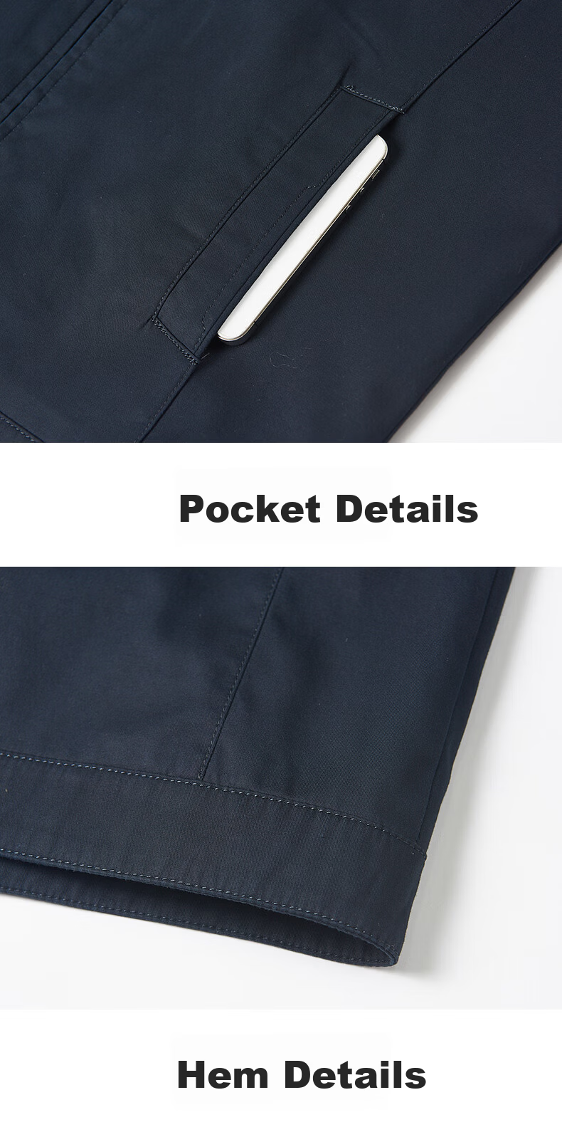 FIRS 100% Cotton Men's Spring Autumn Lapel Jacket Business Casual Dad Shirt Outerwear 12