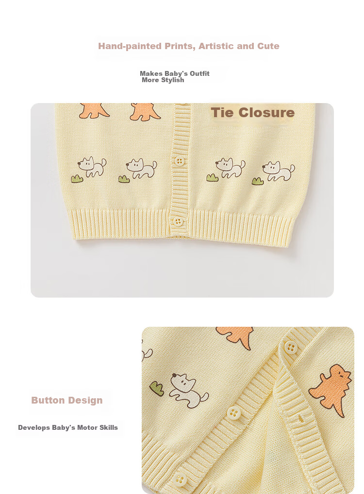 Balabala Kids Sweater Knitwear 2025 New Spring Boys Cardigan Cute [Mall Same Style] 200125103101 3