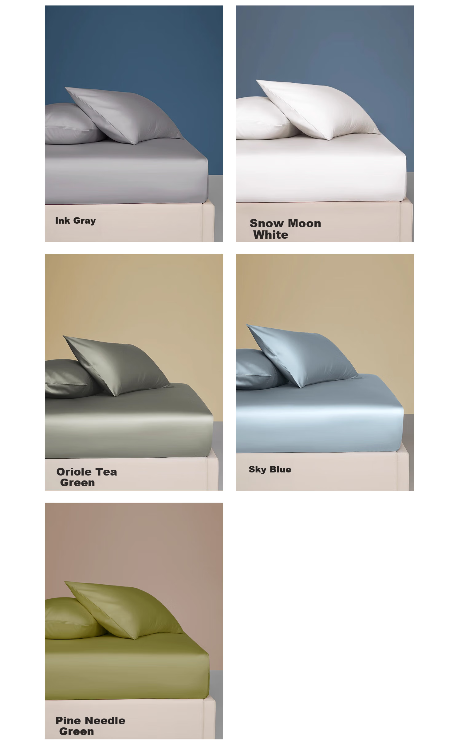 MIDO HOUSE Mingdu 100% Cotton Fitted Sheet, Pure Cotton Mattress Cover, Protective Cover, Pillowcase Three-Piece Set, 1.8x2 Meters, Sky Blue 14