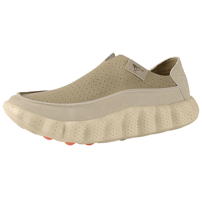 Seven Wolves Summer Breathable Men's Shoes 2026 New Style Perforated Hollow Slip-On Lightweight Comfortable Sports Sandals