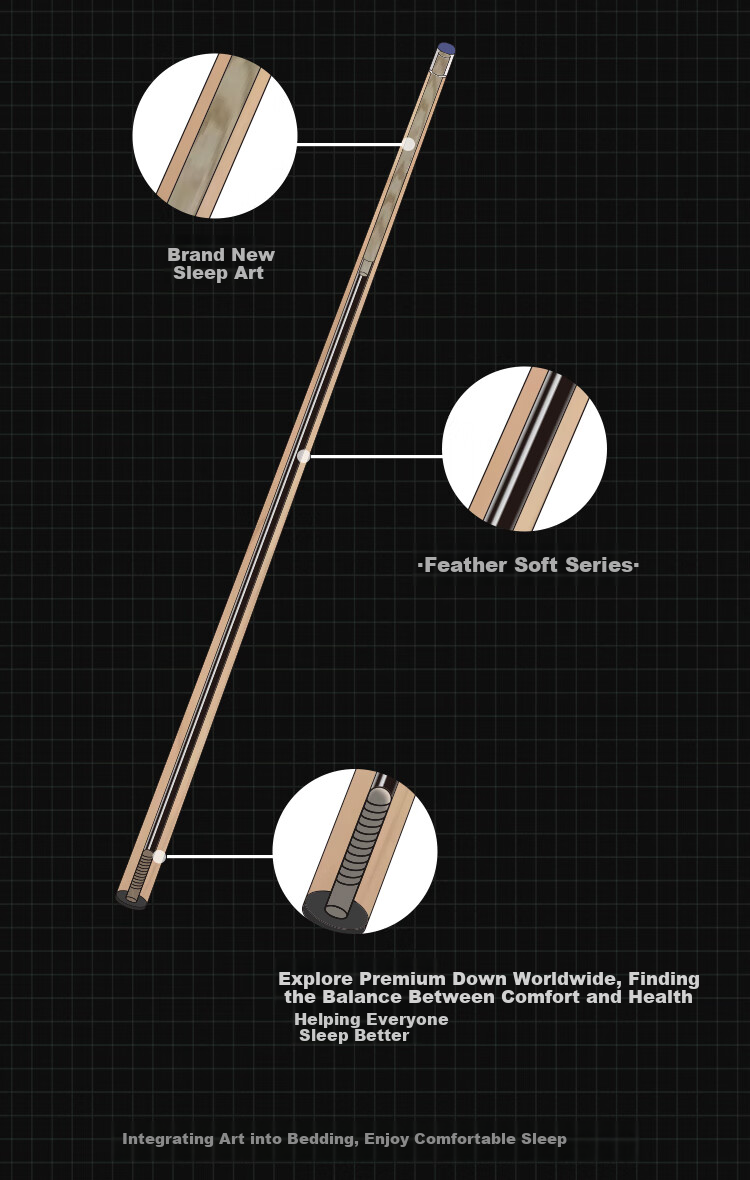 Dafuni Billiard Cue Solid Wood Rear Handle Chinese & American 8-Ball 9-Ball Detachable Large Head Cue Tuner Series ST01 10