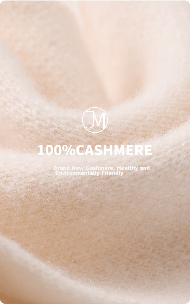 JIUMU 100% Cashmere Small Scarf for Women Autumn Winter Warm Neck Warmer Gift Box for Girls and Moms Birthday Present 3