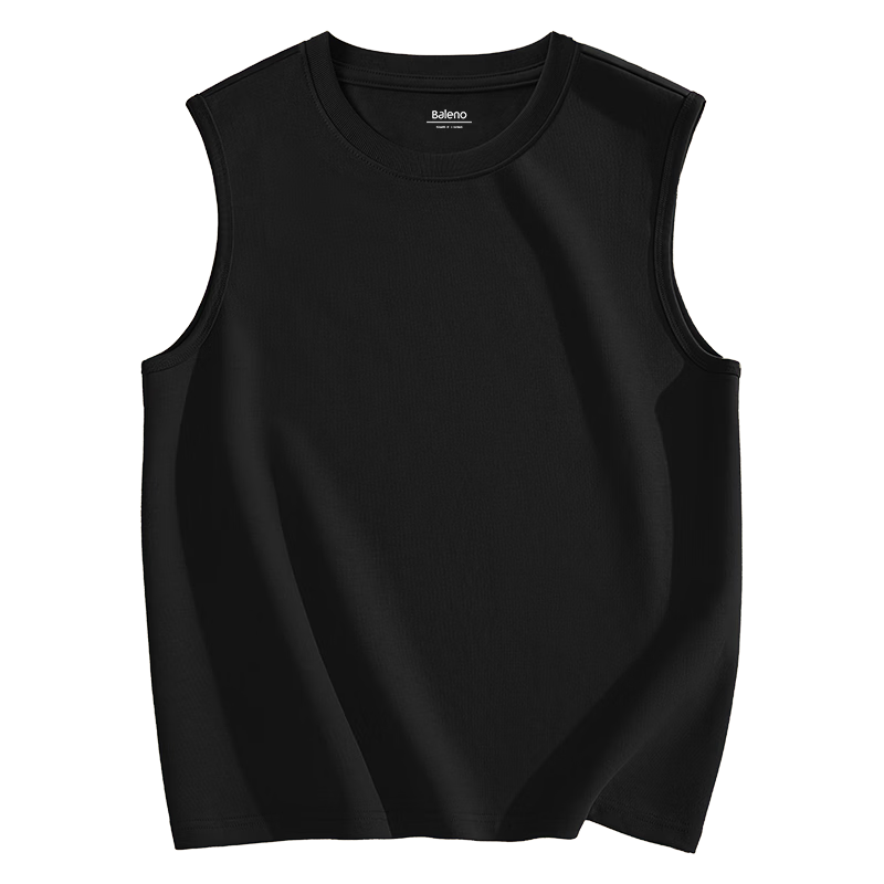 Baleno Men's Cotton Vest Summer Outdoor Sports Casual Loose Simple Trendy Sleeveless T-Shirt