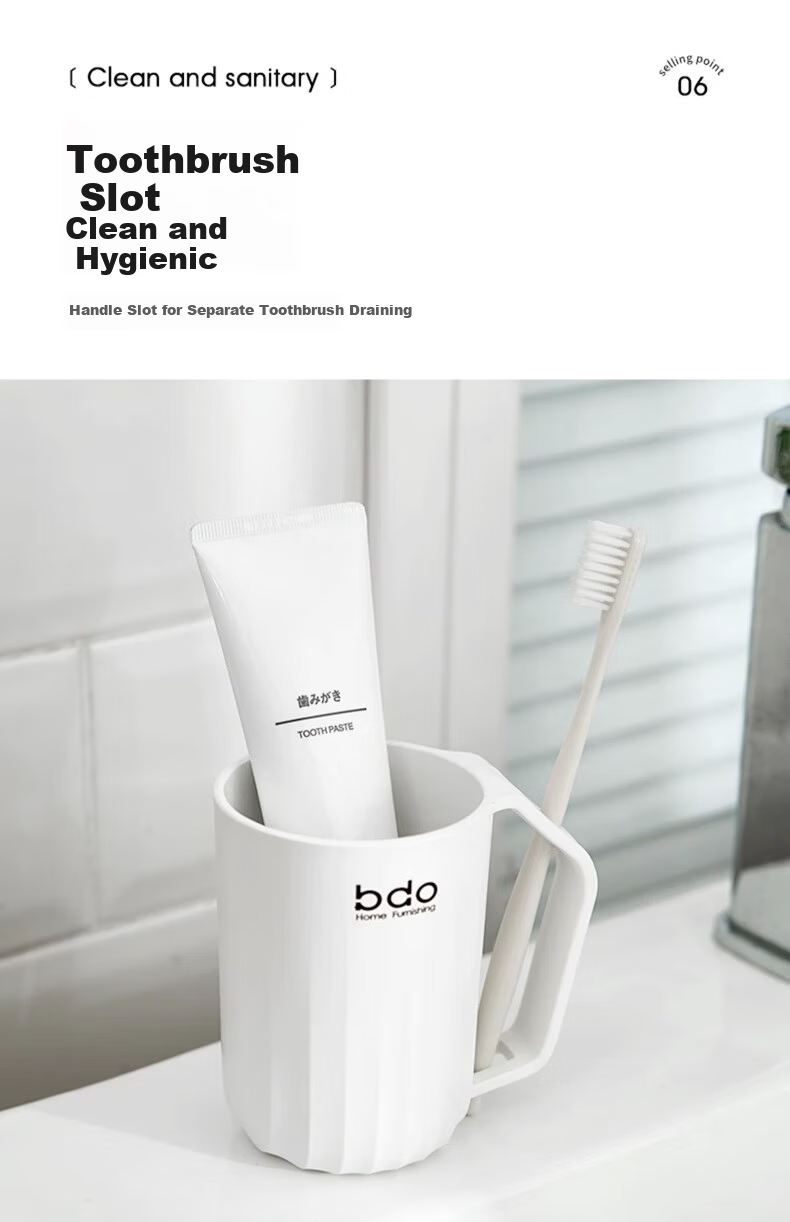 BDO Portable Travel Toiletry Set Mouthwash Cup Electric Toothbrush Essential Travel Handle Cup 11