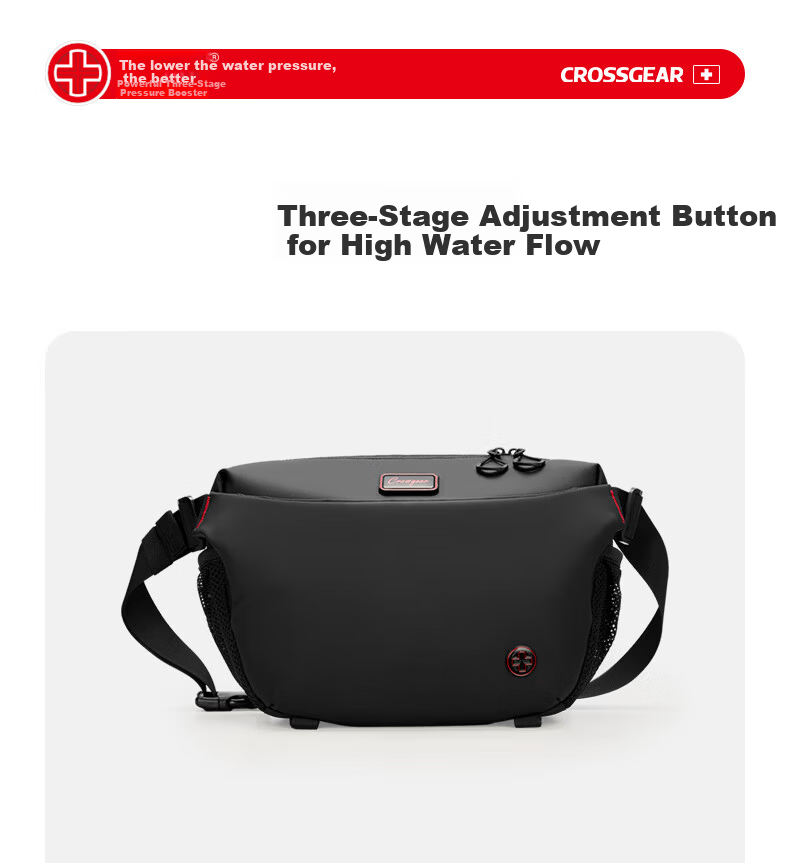 CROSSGEAR Chest Bag Single Shoulder Camera Bag for Mirrorless DSLR with Two Lenses Drone Storage Portable Casual Bag 1 16