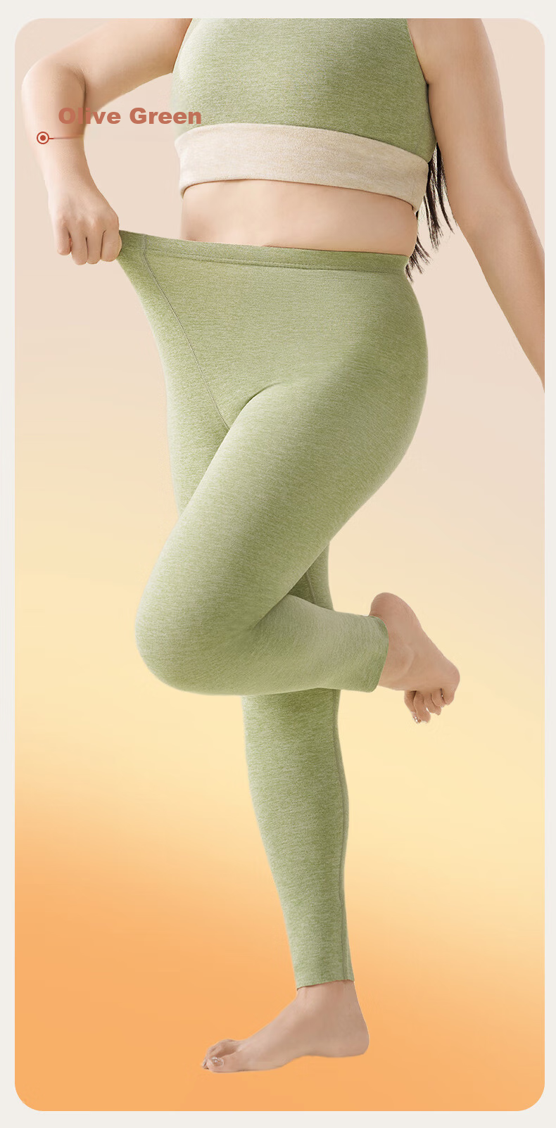 Shanshan Women's Thermal Pants [Cashmere Silk Heating] 2026 New Autumn Winter Fleece Thickened Seamless Base Layer Leggings 19
