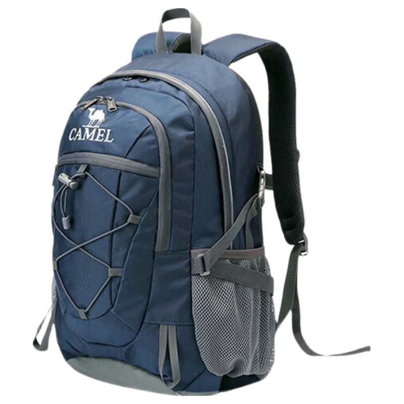 CAMEL Outdoor Waterproof Professional Mountaineering Large Capacity Hiking Backpack for Men And Women, Travel Sports A9W3C3135A Navy Blue