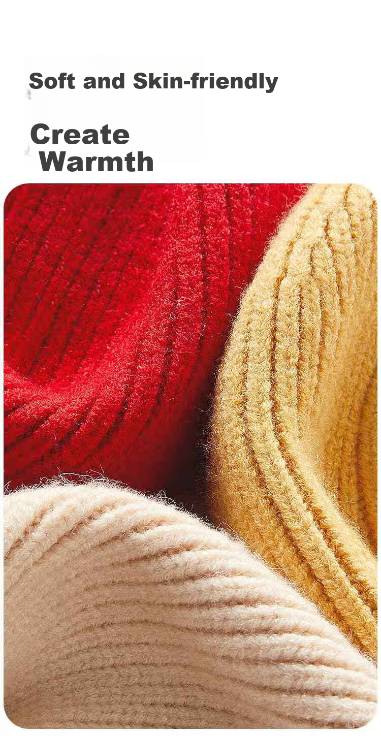 Aibedila Baby Hat Autumn Winter Infant Boys Ear Protection Knitted Hat One Year Old Girls M 3
