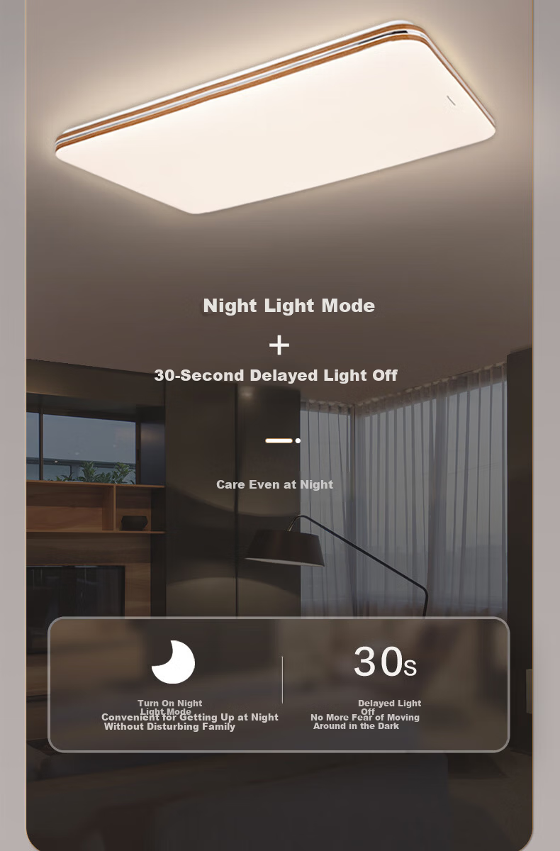 Panasonic Ceiling Light, 36W, Three-Color Temperature Adjustment, RA95 High Color Rendering Index, HHXN4037L Bedroom Light 14