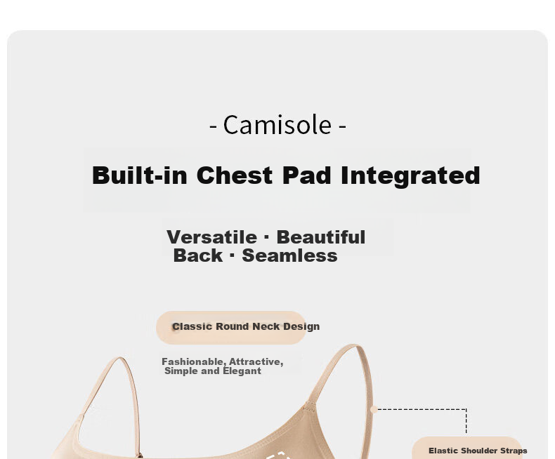 MiiOW Ice Silk Sun Protection Camisole for Women with Built-In Bra Pads, Invisible Underwear, Beautiful Back Design, And Outer Wear Top 16