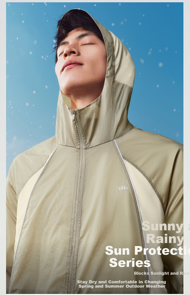 Beneunder Men's Sunscreen Jacket Skin Coat UV Protection Lightweight Water-Repellent Outdoor Fishing WR938 Cloud Gray 2XL 1