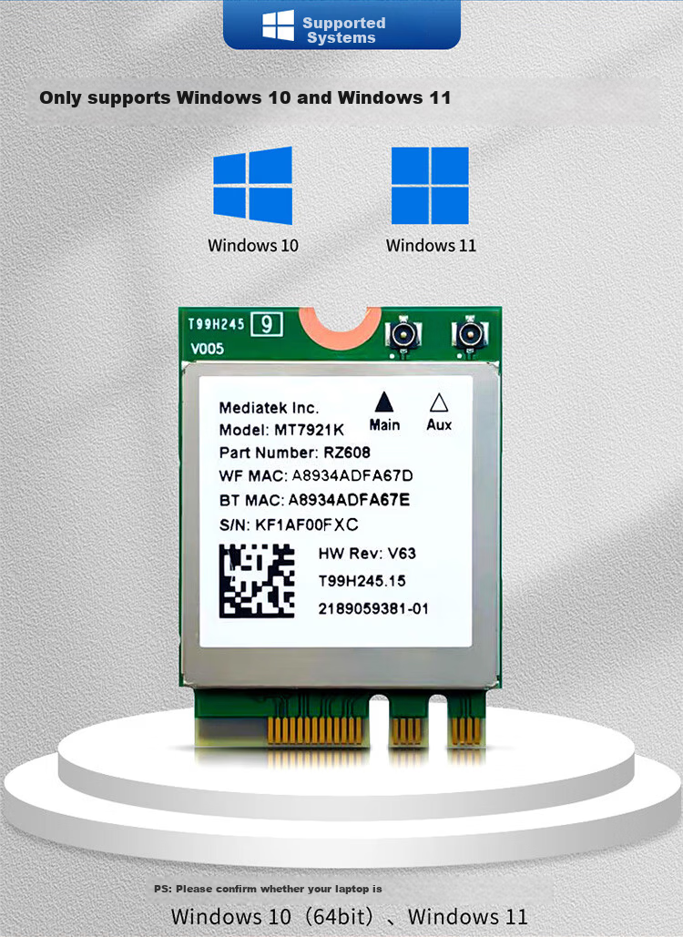 Wavlink NWP004 PCI-E 10G Gigabit Network Card, Desktop Computer Internal PCIE to Gigabit Network Adapter, RJ45 Ethernet Port, High-Speed Expansio 11