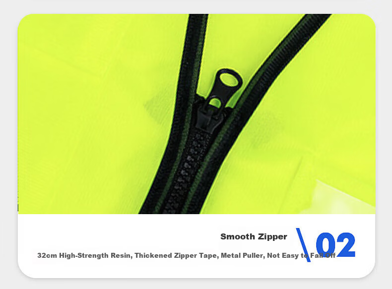 Haosikepu Reflective Vest Construction Warehouse Typhoon Warning Breathable High-Visibility Safety Vest [Same/Next Day Delivery] Orange Multi-Pocket Zipper 13