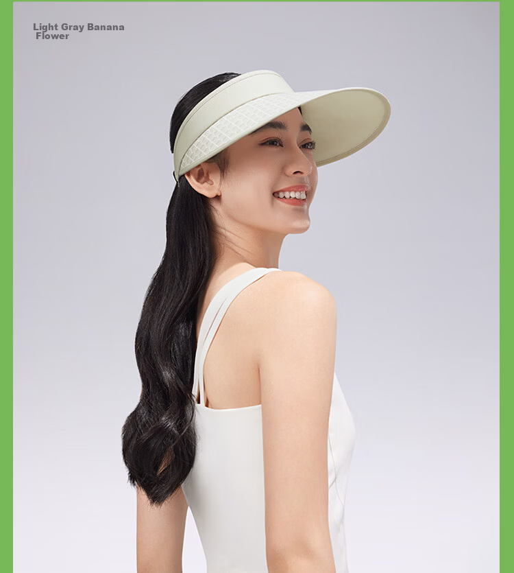 Beneunder Women's Sun Hat Open Top Sunshade Hat UV Protection Side Face Sunshade Fashion Wide Brim 27