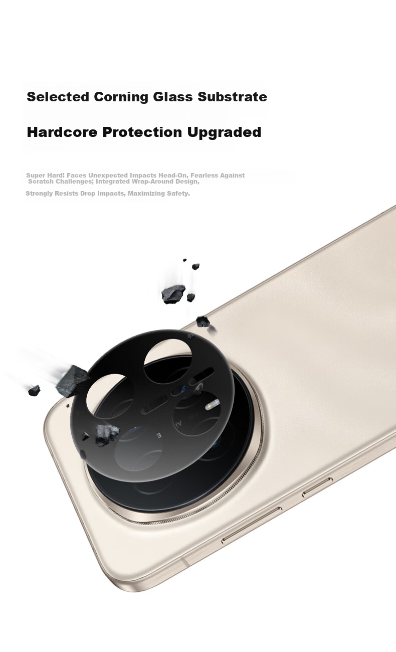 Benks Honor Magic8 Pro Camera Lens Protector Corning Glass HD Tempered Film Anti-Scratch Back Camera Protective Film 2