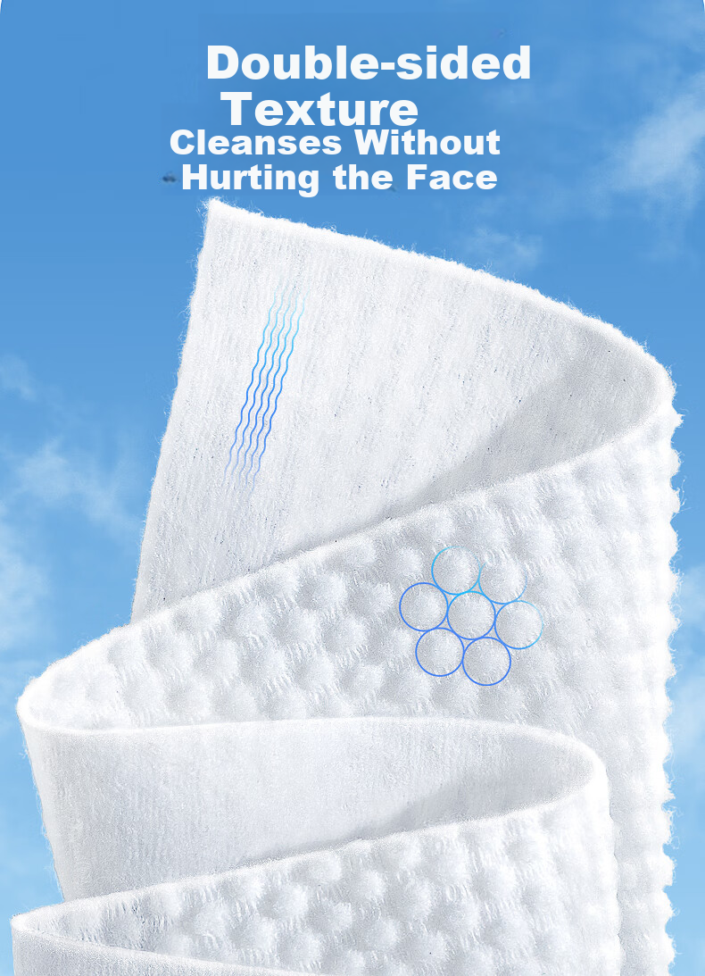 Aiyiyou Hanging Facial Towel 150 Sheets Extra Large Thick Disposable Soft Face Wipes for Baby Household Cleansing Towels 4