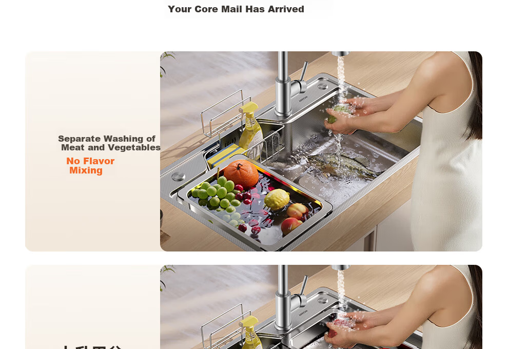 Arrow Treasure Basin 304 Stainless Steel Kitchen Sink Large Single Bowl Japanese Style Vegetable Washing Basin [15% Renewal Subsidy] 25