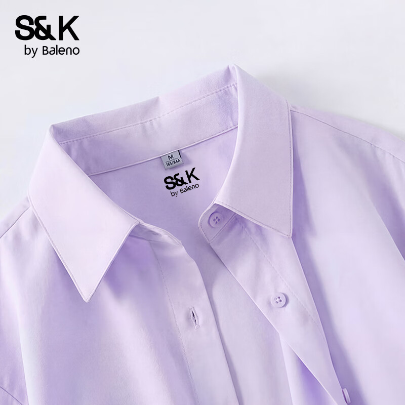 Baleno S&K Women's Cooling Long Sleeve Shirt Summer 2026 New Wrinkle-Resistant Ice Silk UPF50+ Sun Protection Loose Casual Jacket K