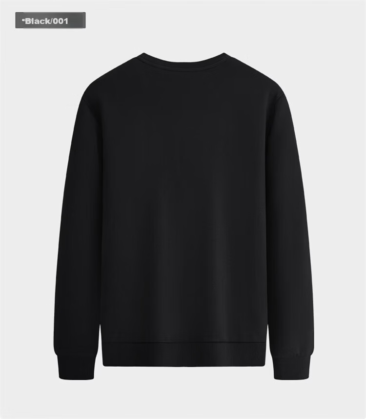 Seven Wolves [Antibacterial and Anti-Static] Men's Sweatshirt Spring and Autumn Casual Embroidered Pullover Top Heather Gray M 10