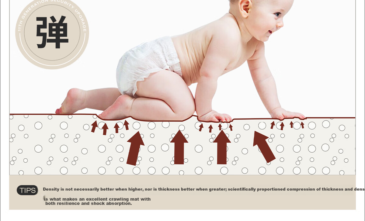 Zichen Baby Crawling Mat Foam Floor Mat Anti-Fall Thickened Puzzle Mat Crawling Pad Tatami Floor Mat 49