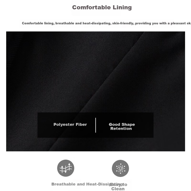ROMON Men's Suit Vest Casual Business Formal Waistcoat Black L