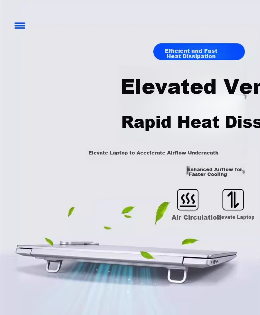 Home Maid Laptop Stand, N3 Foldable Height-Adjustable Cooling Base, Tablet Computer Desktop Portable Stand 11