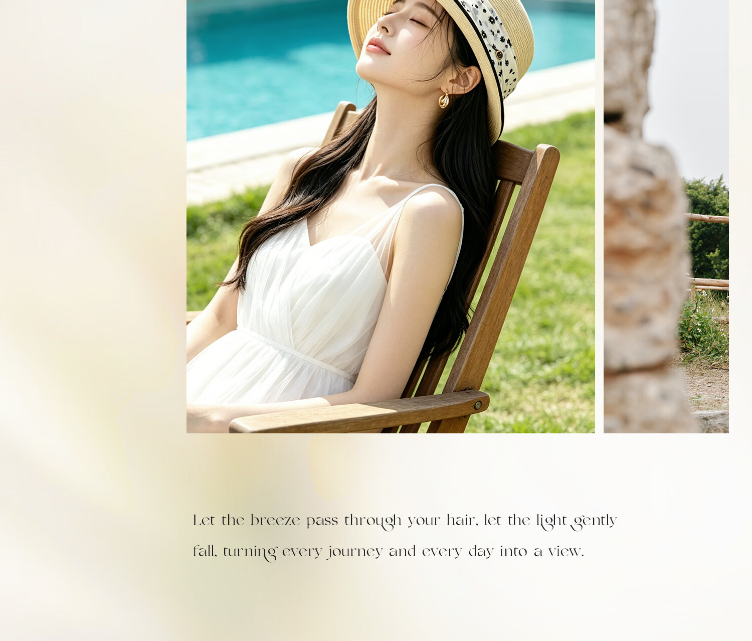 FANCET Women's Summer Elegant Rolled Brim Sun Hat Japanese Style Daisy Waist Stripe Bucket Hat Versatile Travel Cap 4